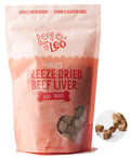 Love Leo Freeze Dried Beef Liver Dog Treats - Fill Their Bellies with Love Healthy Pet Training Treats - All Natural Single Ingredient High Protein - 4oz