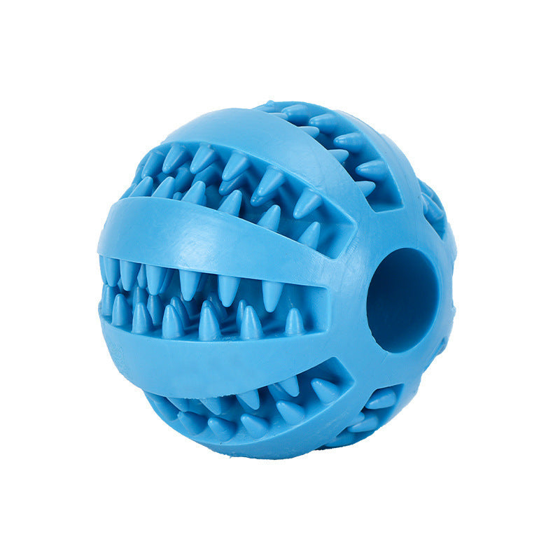 Durable chewing toy ball for pets, rubber bouncing ball