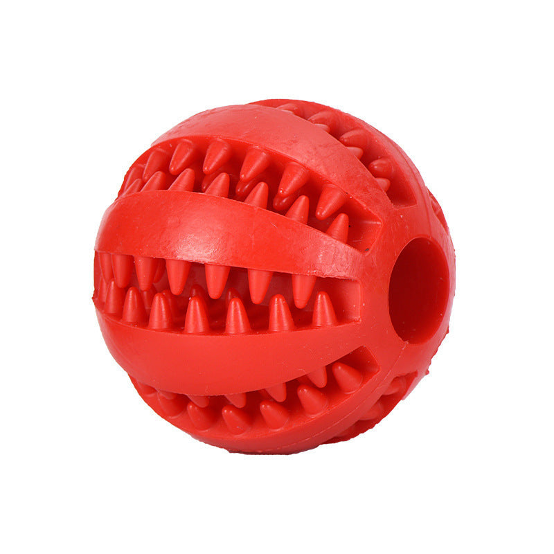Durable chewing toy ball for pets, rubber bouncing ball