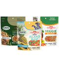 Treat Assortment 3 Pack - Pet Treats with Mix of Dried Fruits Dried Insects & Other Crunchies - for Sugar Gliders Hedgehogs Squirrels Rabbits Marmosets Rats Hamsters - Sample Variety